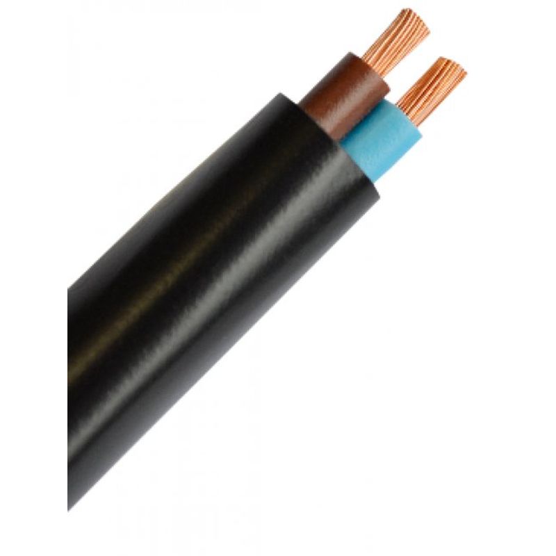 Cabo Corfio PP 500V Flexível 2 Condutores 2,5 mm² Preto 50 M