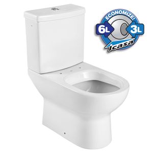 Bacia Icasa P/ Caixa Acoplada Vesúvio IP61 Branca 35 x 66 Cm