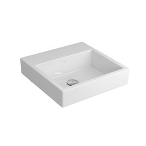 Cuba Deca Sobrepor Quadrada L.735 Branco 41,5 x 41,5 Cm