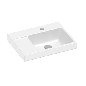 Cuba Roca Sobrepor Retangular Com Mesa Optica Branco 50 x 38,5 Cm