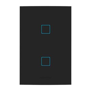 Conjunto Alumbra 80021 Vivax 2 Interruptores Inteligentes 4' x 2' Ébano Fosco