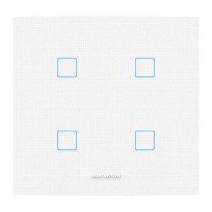 Conjunto Alumbra 80033 Vivax 4 Interruptores Inteligentes 4' x 4' Branco