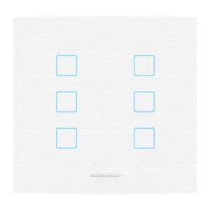 Conjunto Alumbra 80038 Vivax 6 Interruptores Inteligentes 4' x 4' Branco