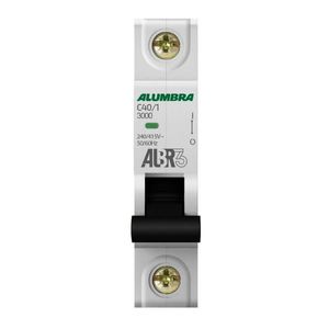 Disjuntor Alumbra ALBR3 Curva C Unipolar 40A
