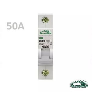 Disjuntor Alumbra ALBR3 Curva C Unipolar 50A