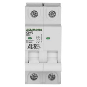 Disjuntor Alumbra ALBR3 Curva C Bipolar 50A