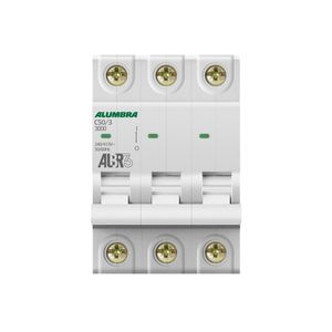 Disjuntor Alumbra ALBR3 Curva C Tripolar 50A