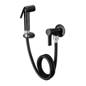 Ducha Higiênica Meber Atria 1850 36 Flexível 1/4 de Volta Preto Matte 1,2 M