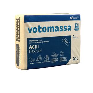 Argamassa Votorantim AC3 Flexível Cinza 20 Kg