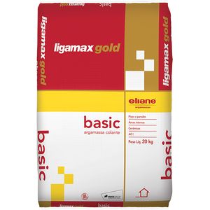 Argamassa Ligamax AC1 Gold Basic Cinza 20 Kg