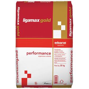 Argamassa Ligamax AC3 Gold Performance Cinza 20 Kg