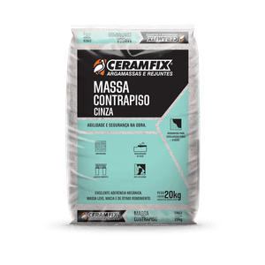Argamassa Ceramfix Contra Piso Cinza 20 Kg