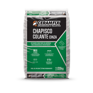 Argamassa Ceramfix Chapisco Colante Cinza 20 Kg