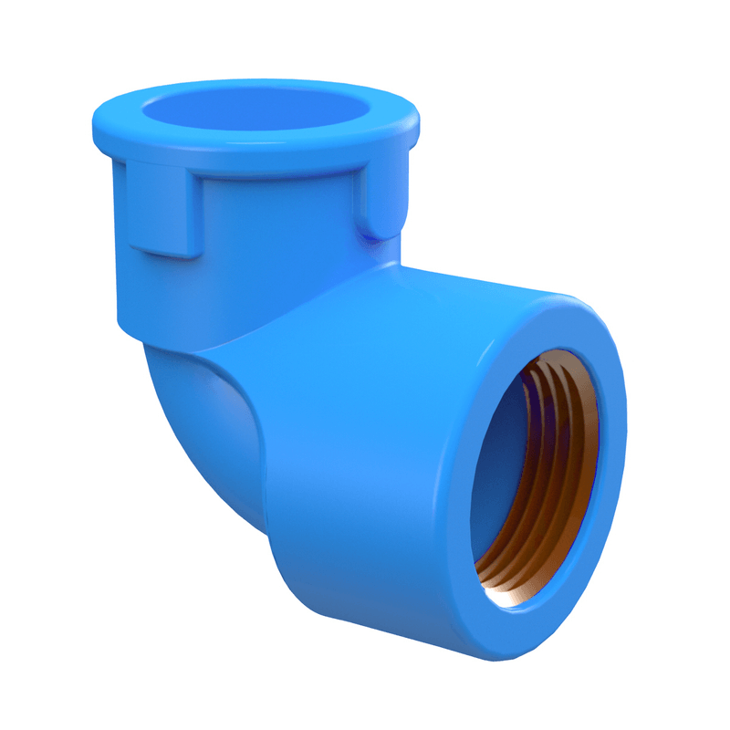 Joelho Tigre Azul Bucha Latão 90° 25 mm x 1/2'