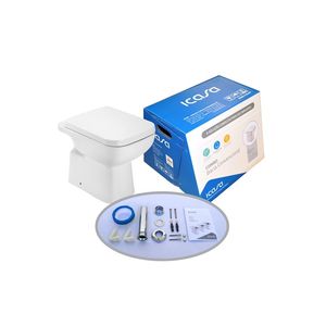 Kit Icasa Misti Bacia Convencional e Acessórios Branco
