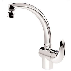 Misturador Lorenzetti Allure 2257 C71 Mesa Bica Móvel P/ Cozinha Monocomando Cromado