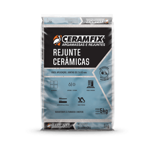 Rejunte Ceramfix Cerâmicas Platina 5 Kg