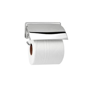 Porta Papel Jackwal Standard 2865 C/ Tampa Metálica Latão Cromado
