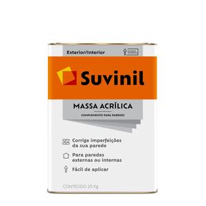 Massa Acrílica Suvinil Branca 25 Kg