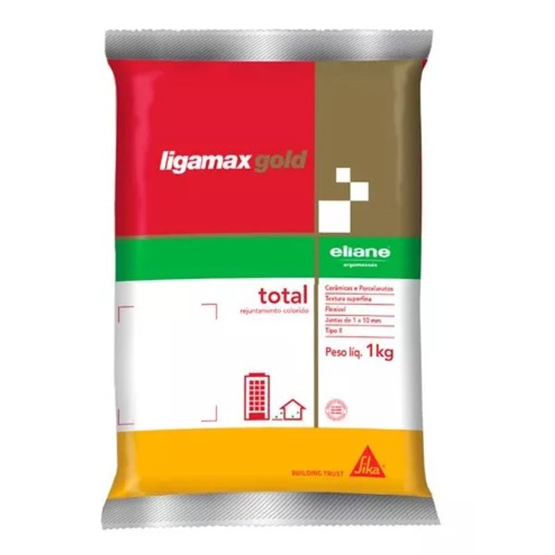 Rejunte Ligamax Total Grafite 1 Kg