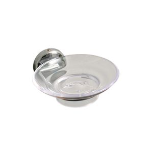 Saboneteira Jackwal Standard 3022 Cristal Redonda Plástica