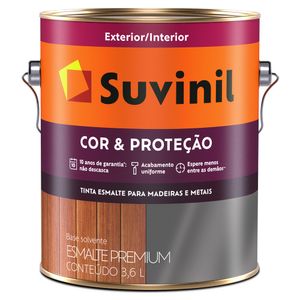 Tinta Suvinil Esmalte Premium Cor & Proteção Brilhante Tabaco 3,6 L