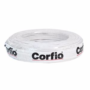 Cabo Corfio BWF 750V Flexível 6,0 mm² Branco 15 M