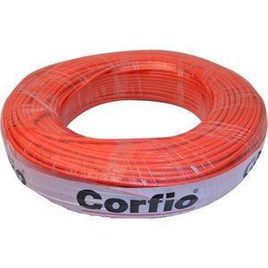 Cabo Corfio BWF 750V Flexível 6,0 mm² Vermelho 15 M