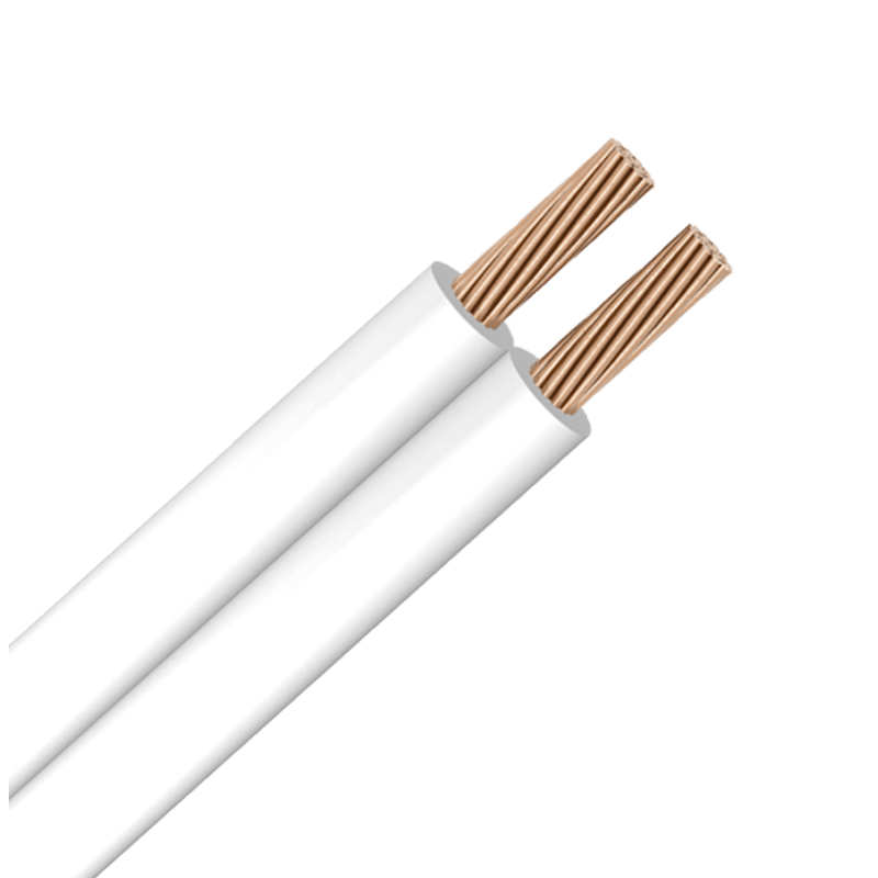 Cabo Corfio Paralelo 300V Flexível 2 x 1,5 mm² Branco 25 M