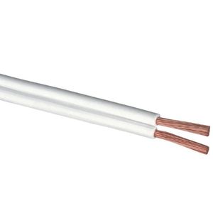 Cabo Corfio Paralelo 300V Flexível 2 x 2,5 mm² Branco 25 M