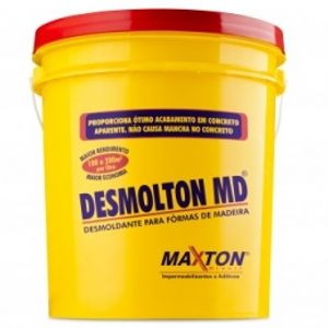 Desmoldante Maxton Desmolton MD P/ Fôrmas de Madeira Branco Amarelado 18 L