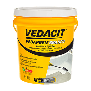 Impermeabilizante Vedacit Vedapren Branco 18 Kg