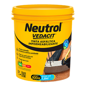 Impermeabilizante Vedacit Neutrol à Base de Água 900 ml