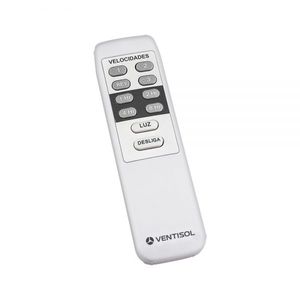 Ventilador Ventisol Sunny C/ Controle Teto 96 Cm 220 V Branco 130 W