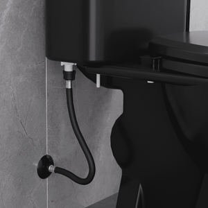 Ligação Flexível Censi 7422 PVC Preto Fosco 1/2 x 1/2' 60 Cm