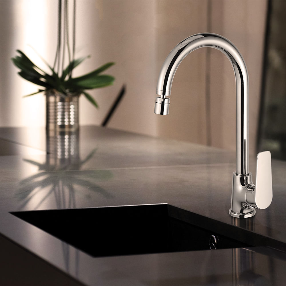 Misturador Lorenzetti LorenMix 2257 C72 Mesa Bica Móvel Mono