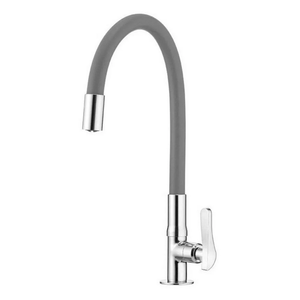 Torneira Lorenzetti LorenFlex 1177 G27 Mesa Bica Flexível P/ Cozinha Cinza