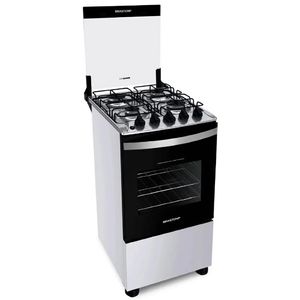 Fogão Brastemp BFO4NBBUNA Gás Piso 4 Bocas Branco Bivolt