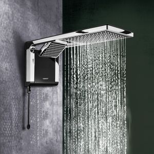 Chuveiro Lorenzetti Acqua Duo Flex Preto/Cromado 6800 W