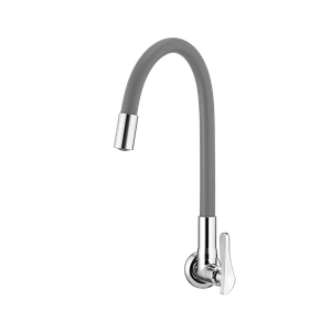 Torneira Lorenzetti LorenFlex 1178 G27 Parede Bica Flexível P/ Cozinha Cinza