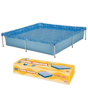 Piscina Mor Infantil Retangular 1500 L Azul