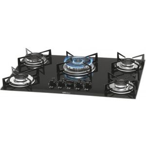 Cooktop Fischer 1743-5733 Gás 5 Bocas Preto Bivolt