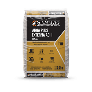 Argamassa Ceramfix AC3 Plus Cinza 20 Kg