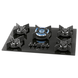 Cooktop Fischer 26298-57077 TC Infinity Gás 5 Bocas Preto Bivolt