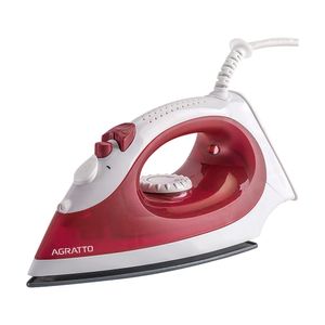 Ferro de Passar Agratto Bravo A Vapor e à Seco Base Cerâmica 2000 W 220 V Vermelho