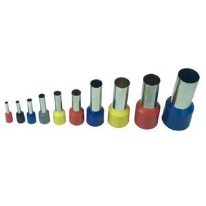 Terminal Par&Pregos Pré-Isolado Pino Tubular Ilhós 10 - 12 mm² 5 Peças