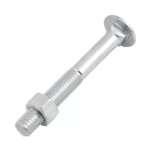 Parafuso Par&Pregos Frânces Com Porca 1/4' x 2' Zincado 4 Unidades