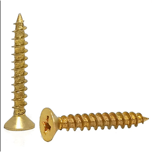 Parafuso Par&Pregos Cabeça Chata Bicromatizado 6 x 60 mm 20 Unidades
