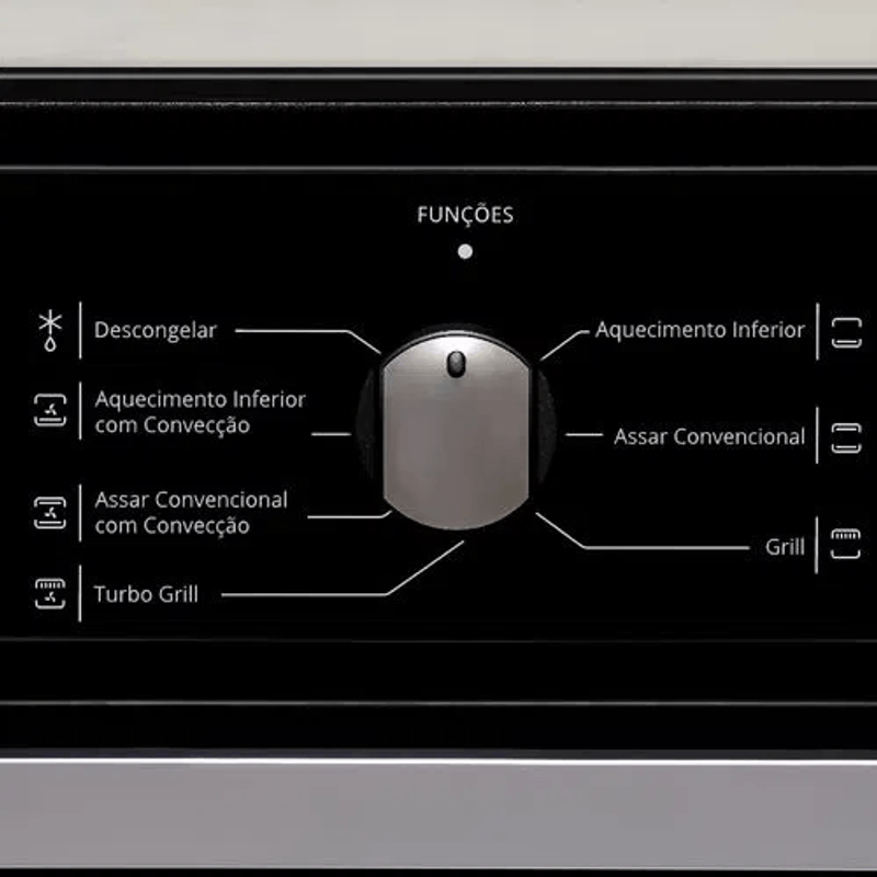 Forno Brastemp BOF84AEBNA Elétrico Embutir 8| Casas Da Água - Casas Da Água