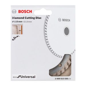 Disco Bosch Eco for Universal 036 Turbo 115 x 22,23 mm 2 mm
